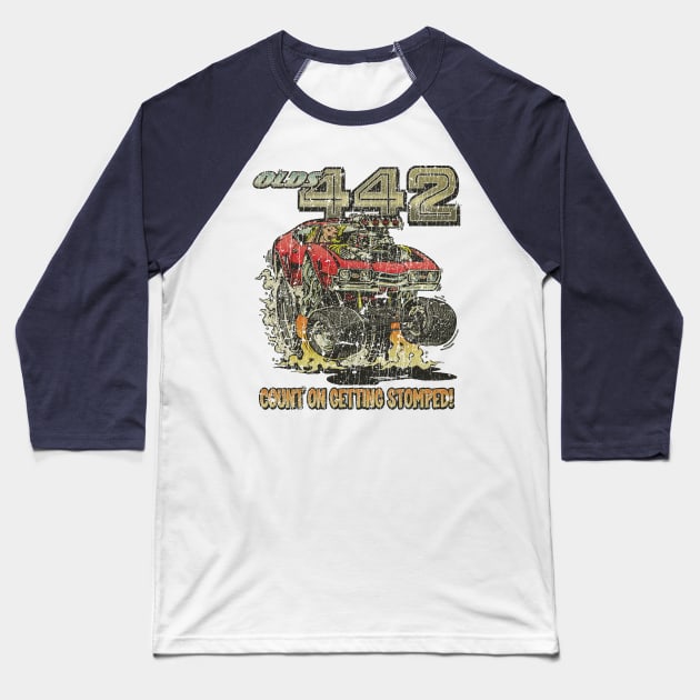Olds 442 Baseball T-Shirt by JCD666